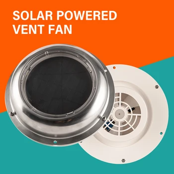 Pequeno exaustor solar cozinha ventilador doméstico forte mudo tubo de telhado ventilador