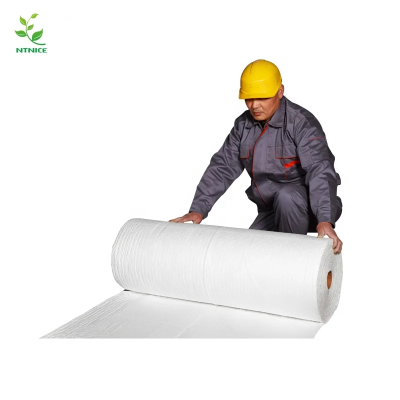 لفة ماصة للزيت فقط، سجادات ماصة عالية الوزن، مناسبة للتنقيط الزيتي والتسرب