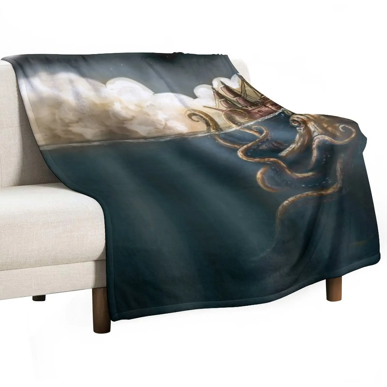 Kraken Throw Blanket Thermals For Travel Luxury Brand Sofas Blankets