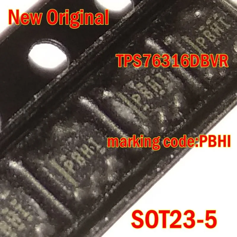 5Pcs to 100Pcs New Original Tps76316Dbvr Sot23-5 Marking Code:Pbhi Low-Power 150-Ma Low-Dropout Linear Regulators