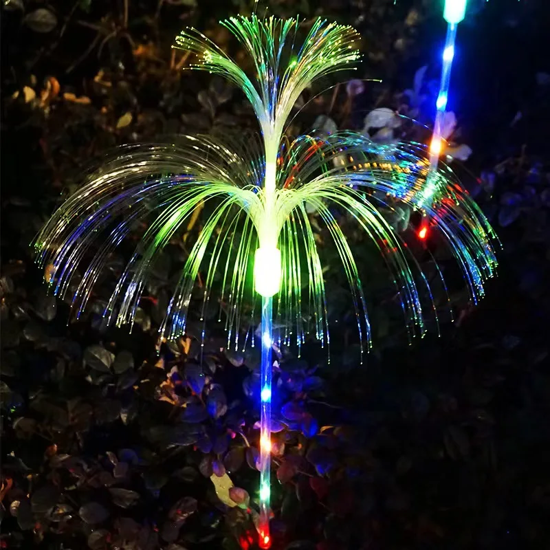 

LED Solar Jellyfish Garden Lights Outdoor Waterproof Christmas Ornaments Yard Balcony Lawn Decoration Solar Powered Flowers Lamp