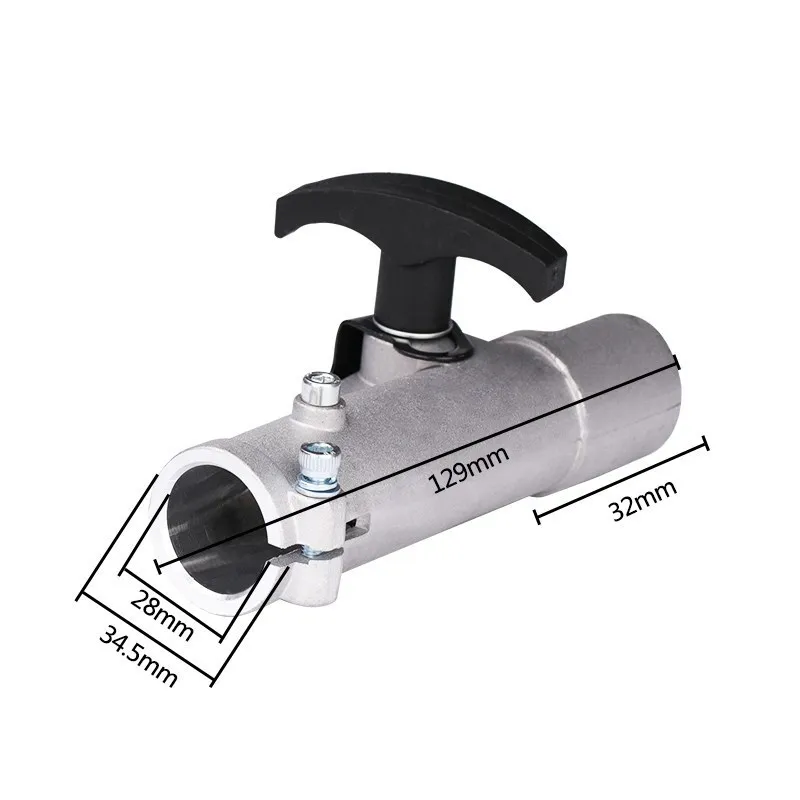 Rasenmäher 26/28mm 9T Welle Stecker Beitritt Clamp Fit Für Benzin Pinsel Cutter Ersatzteile Für gras Trimmer Garten Werkzeuge