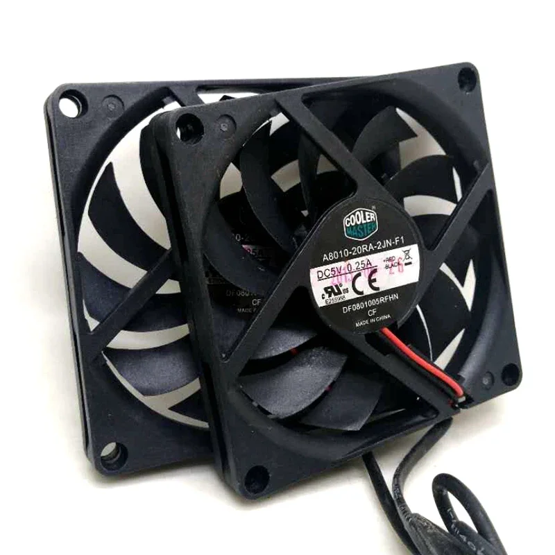 Cooler Master 8010 80MM USB cooling fan 8cm 80*80*10mm  fan 5V 0.25A Super Silent  fan with usb connector