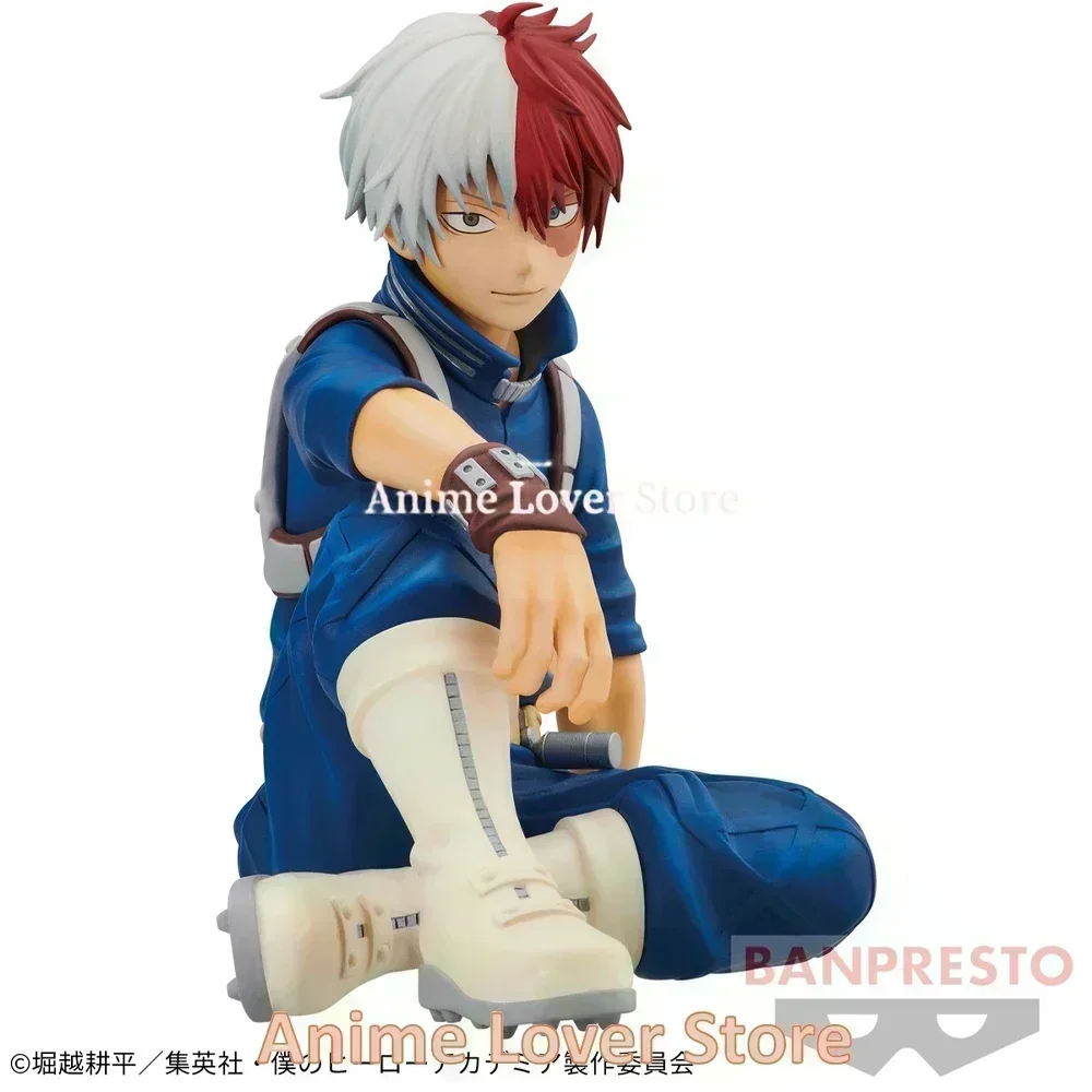 Bandai Original BANPRESTO Break Time My Hero Academia Katsuki deku Todoroki Shoto Himiko Toga Anime Figure Toys for Kids Gift