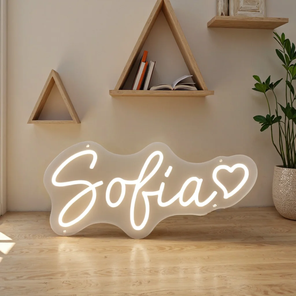 Custom Name Neon Sign Room Wall Decoration Light LED Neon Lights for Birthday Wedding Living Room Home Decor Personalized Gifts