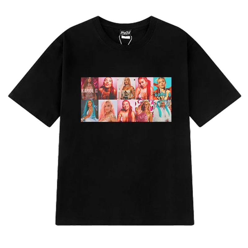 

Aesthetics Karol G Inspired Graphic T-shirt 2025 Men Women Fashion Y2k short sleeve T shirts Unisex Oversized 100% Cotton Tops