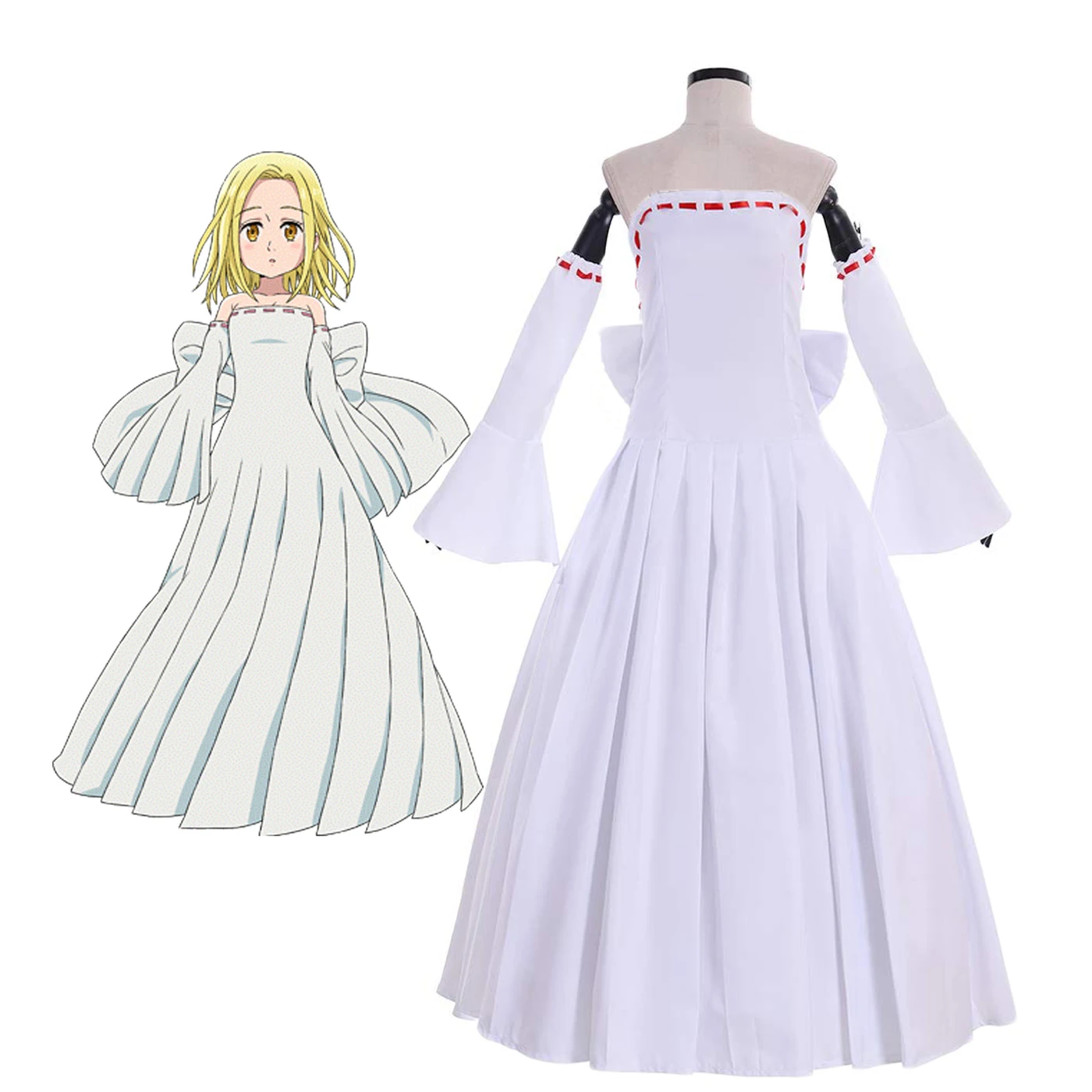 

The Seven Deadly Sins Elaine Dress Cosplay Costume Custom Made
