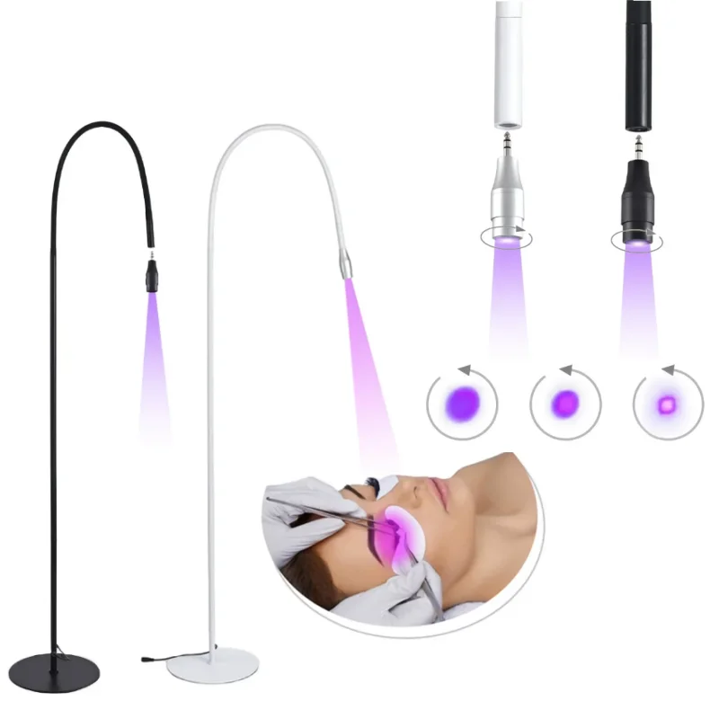 5W/10W UV Ultraviolet LED Spotlight Adjustment Curing Lamp Nail Polish Curing Grafting Eyelashes Glue Curing Lamp Beauty Tool