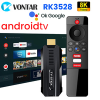 X88 TV Stick Android13 ATV UI Rockchip RK3528 Quad Core 64bit Cortex A53 Support 8K Video 4K 60fps Wifi6 BT5.0 Set Top Box