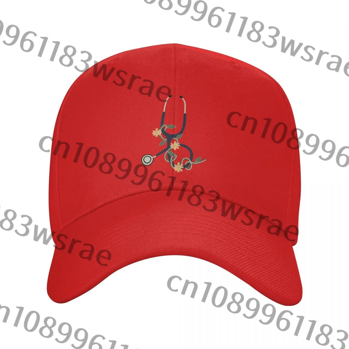 Floral Stethoscope A Casquette Cap Visors Hat