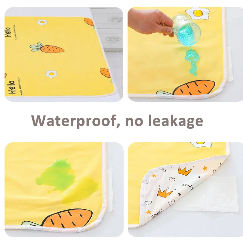 Small Medium Large Diaper Changing Mat For Baby Waterproof Women Menstrual Sanitary Mattress Bed Protector Incondinence  Pad