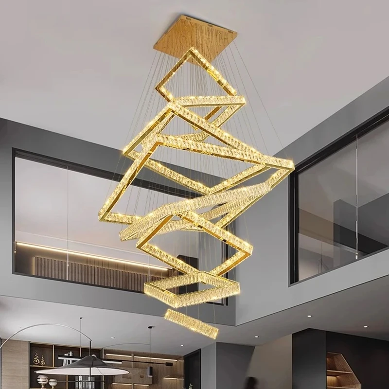 Nordic Home Decoration, Stair Chandelier, Living Room And Dining Room Pendant Lights, Ceiling Light, Indoor Lighting