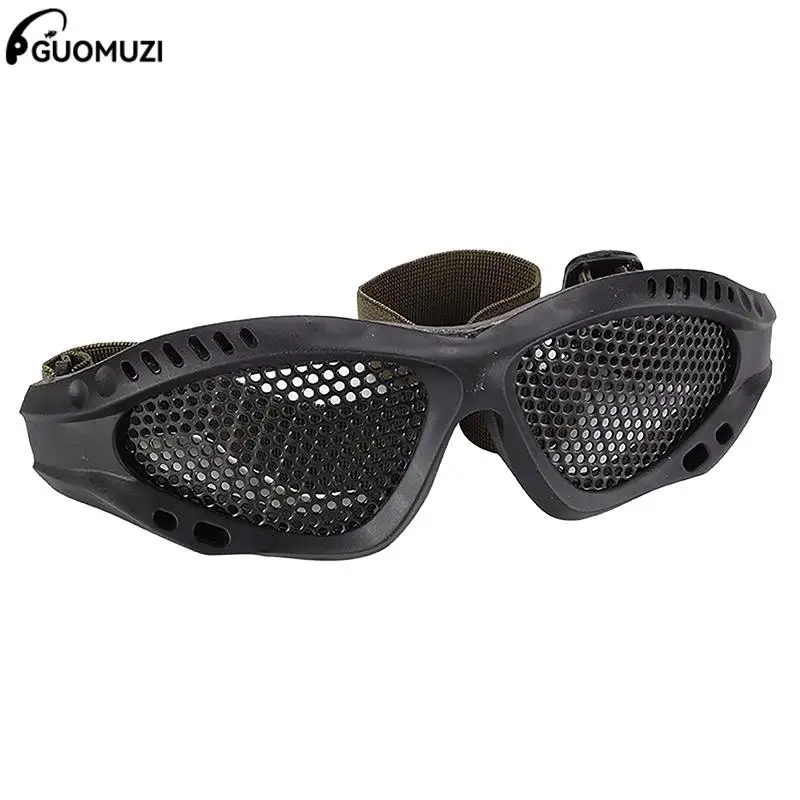 Tactical Paintball Goggles Eyewear Steel Wire Mesh Airsoft Net Glasses Eye Goggle Shock Resistance Eye Game Protector