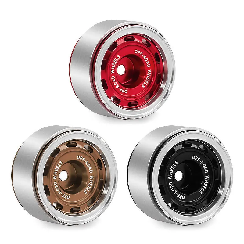 

4pcs Metal Deep Dish 0.7 inch Beadlock Wheel Hub Wheel Rim For 1/30 RC Crawler Car SCX30 Ascent-32 Upgrade Parts Accessories