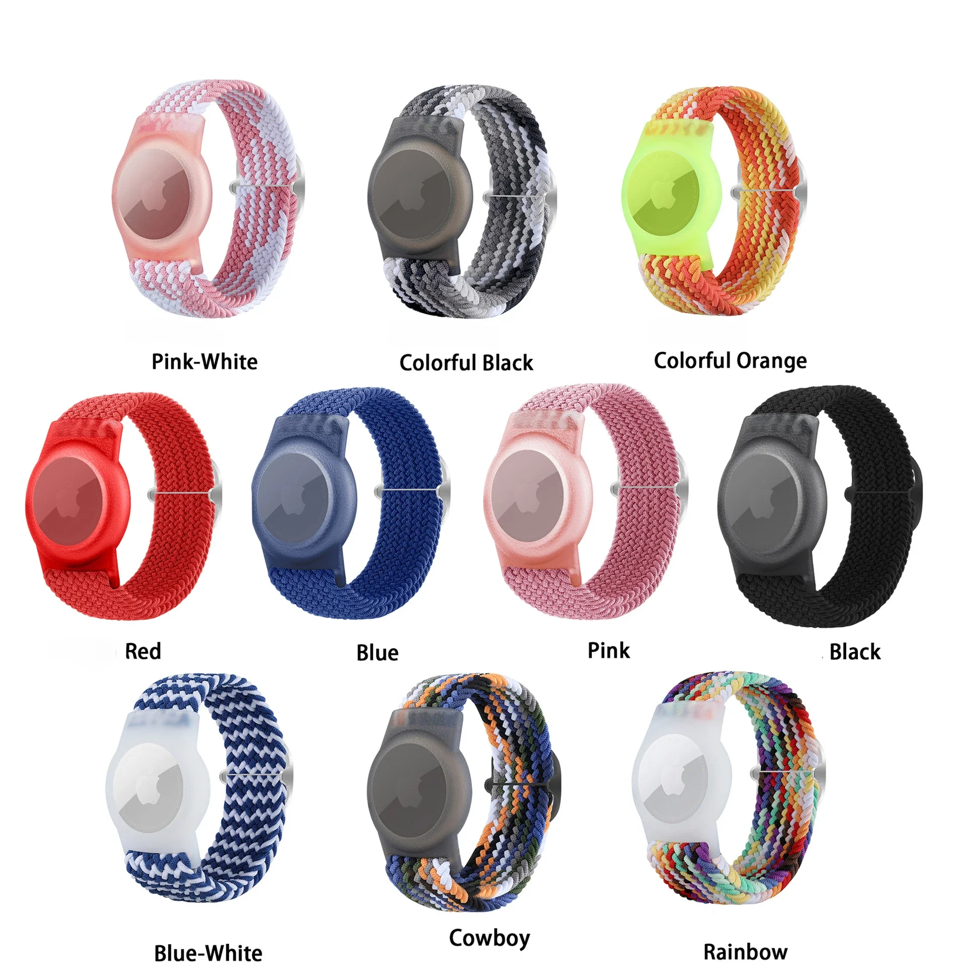 1 pack Cases Caver for Your Apple Protection Airtag Bracelet Child Keychain Holder Find My Bike Support Airtag Door