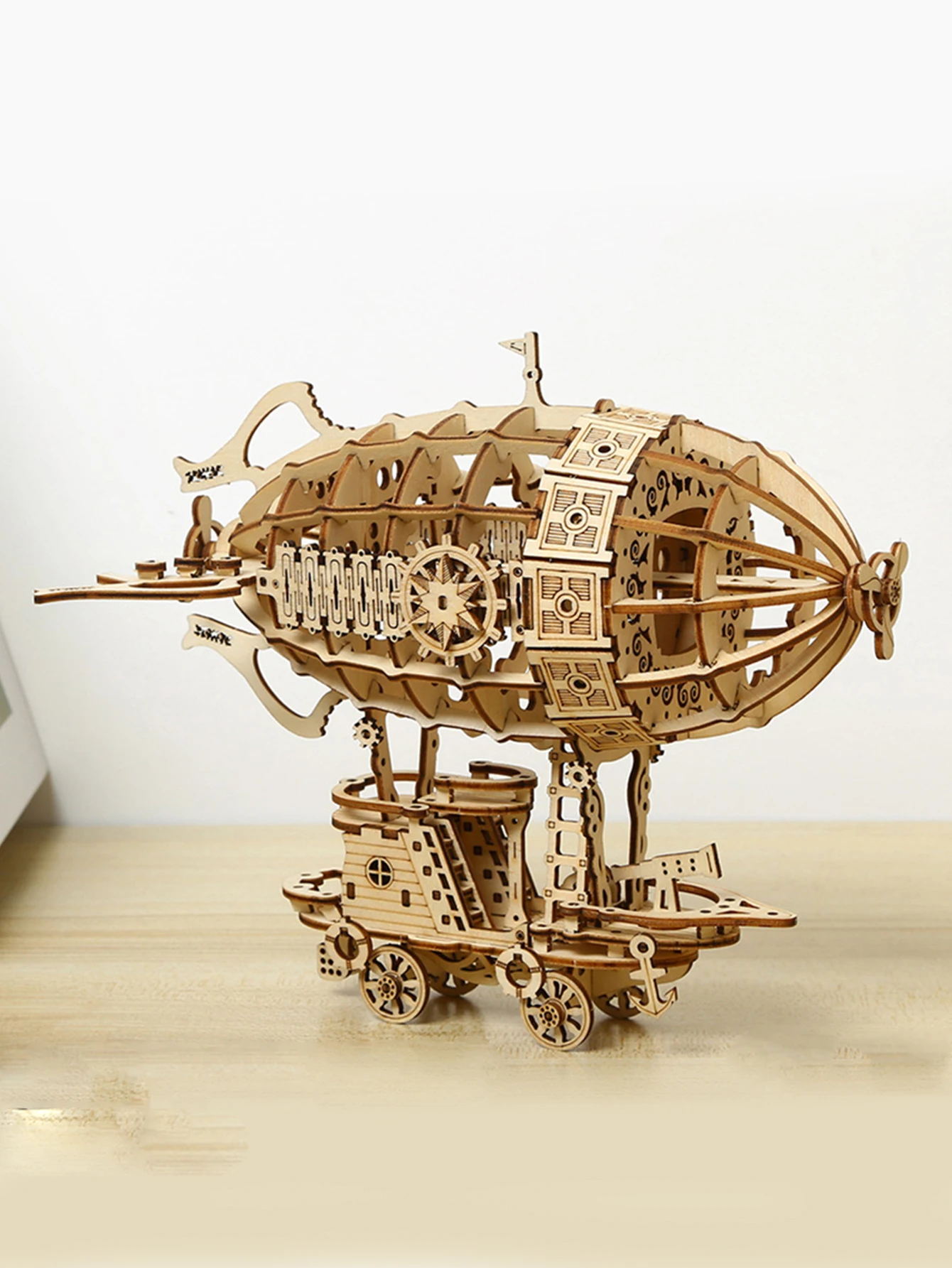 Drewniane puzzle 3D Zestawy modeli statków powietrznych dla dorosłych Zestaw do budowania modeli Łamigłówka dla dorosłych do budowania ręcznego rzemiosła mechanicznego