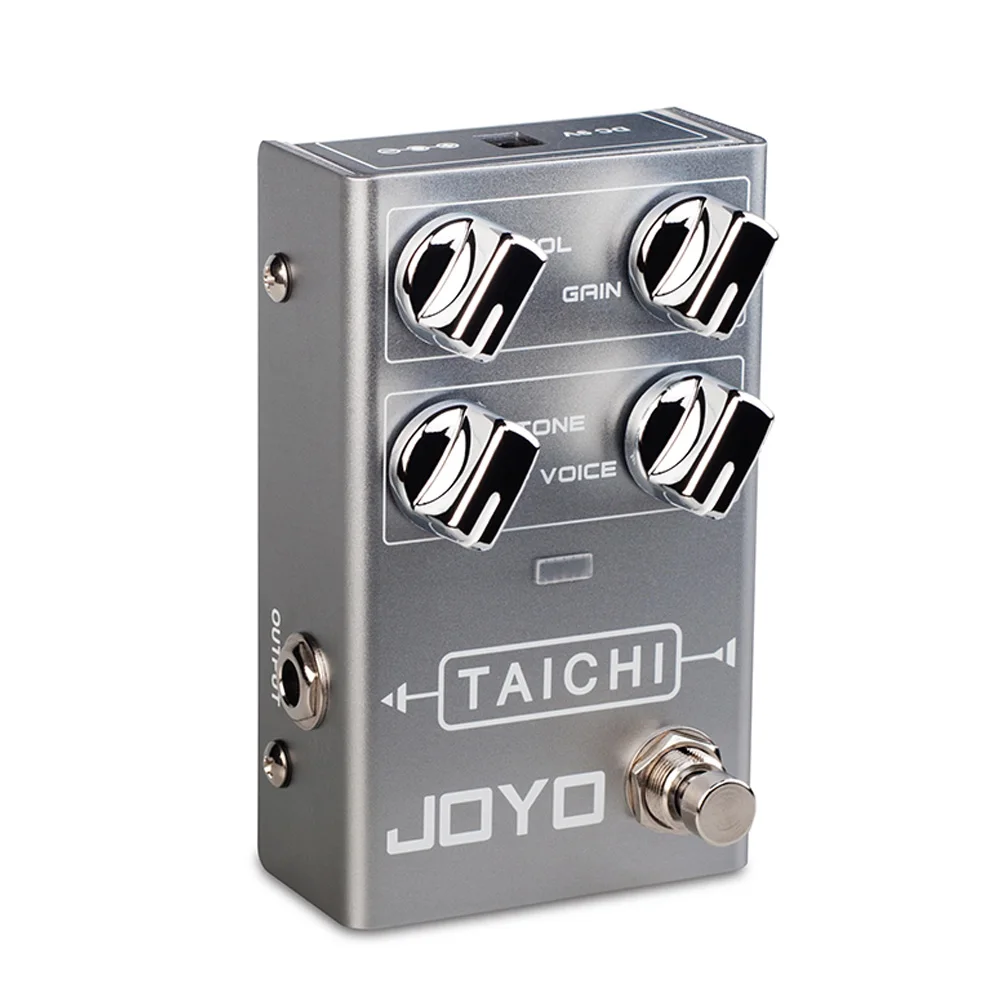 

JOYO R-02 TAICHI Low Gain Overdrive Effect Pedal Different EQ Frequency Bands OD Classic Amp Sound Guitar Pedal True Bypass