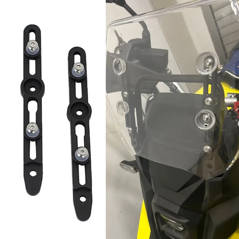 

Подходит для Suzuki V-Strom 800DE DL800 DL 800 DE 2022 2023 2024, аксессуары для мотоциклов, регуляторы ветрового стекла, кронштейн для лобового стекла с ЧПУ