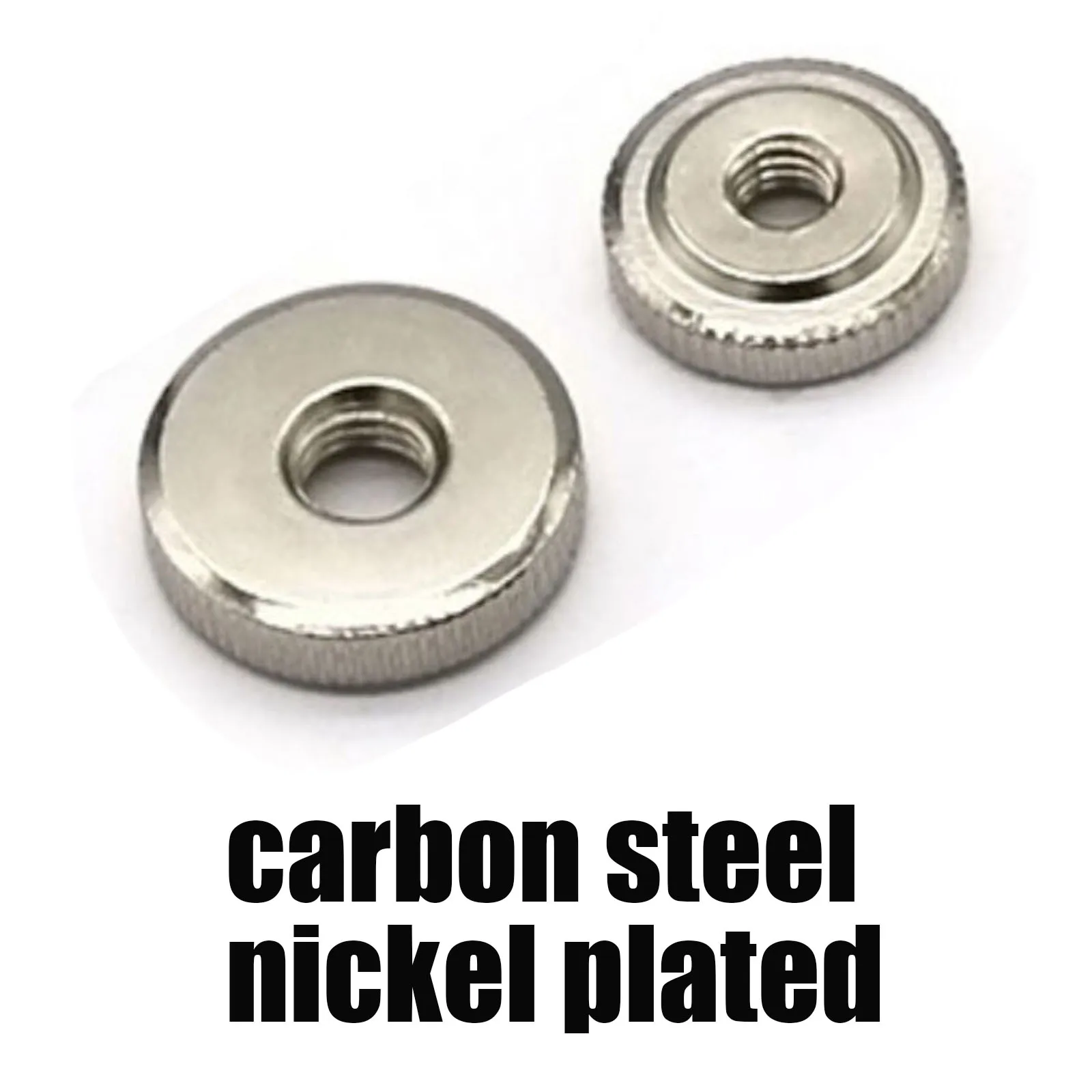 2/5/10pcs M2 M2.5 M3 M4 M5 M6 M8 M10 304 Stainless Carbon Steel Zinc Nickel Plated Adjust Leveling Knurled Toolless Thumb Nut
