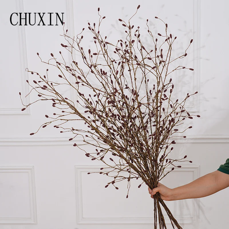 110cm Artificial Plants Mist Fruit Branch Festival Party Event Supplies Home Bedroom Table Decorations Window Display C2089