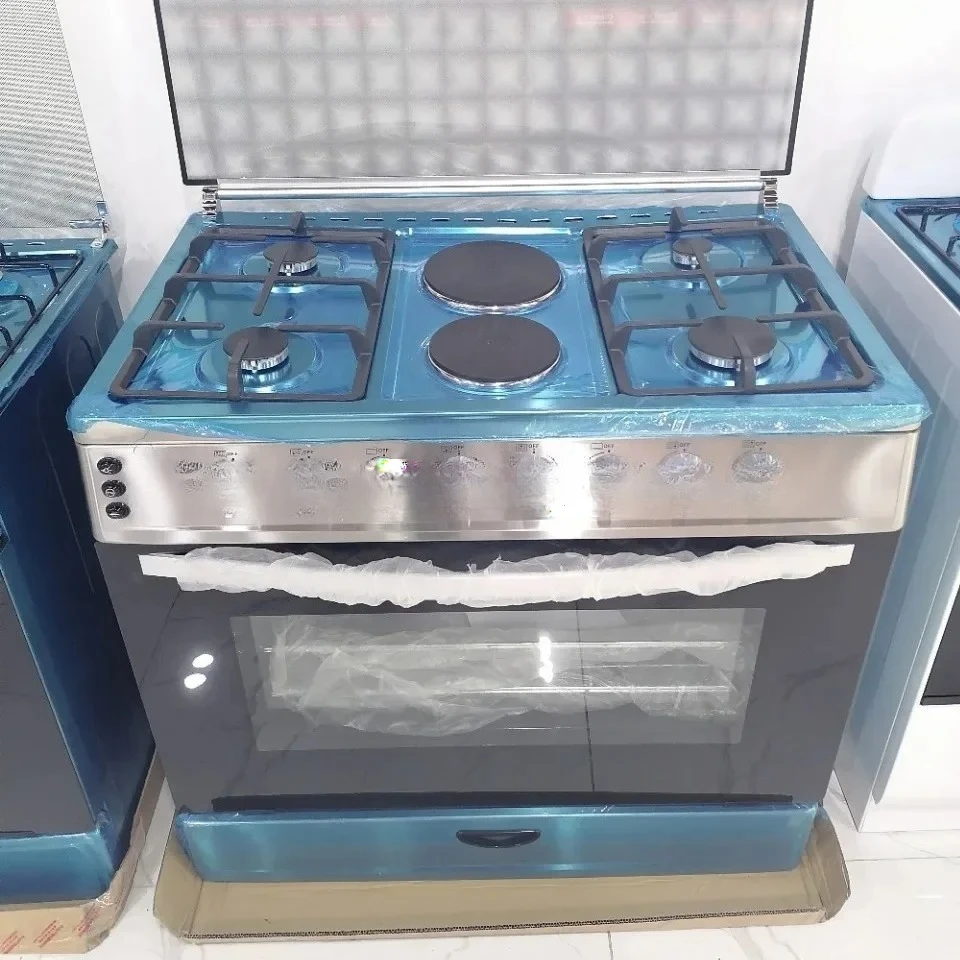 CF-12  Electric Burner Gas Stove Oven Combo Upright 900 Wide Household Gas Electric Oven
