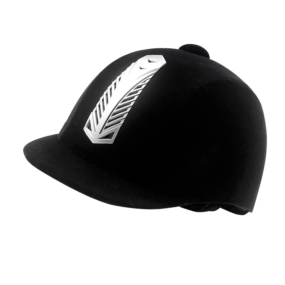 Equipement-d'equitation-casque-leger-et-respirant-en-maille-noire-boucle-reglable-pour-l'equitation-en-plein-air