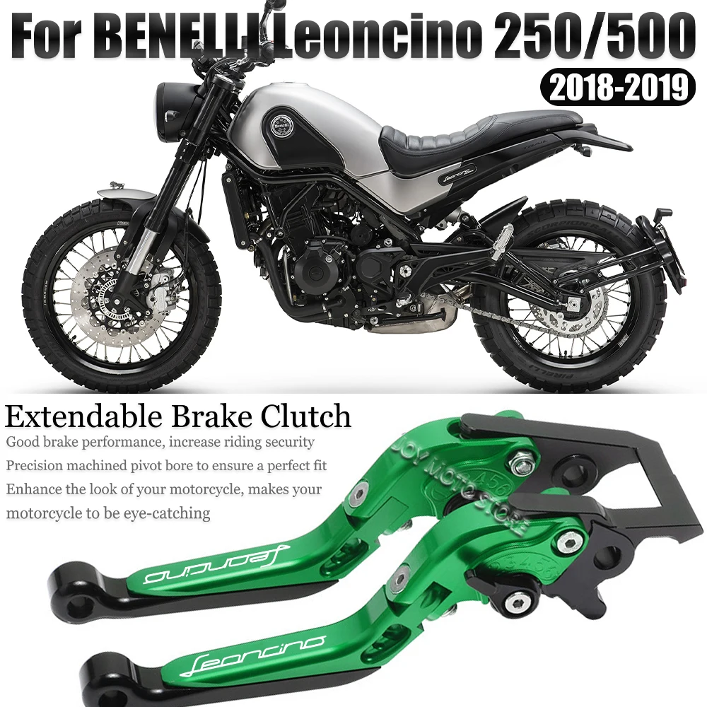 

For Benelli Leoncino250 500 2018-2019 Motorcycle Accessories CNC Clutch Lever Brake Lever Set Adjustable Folding Handle Levers