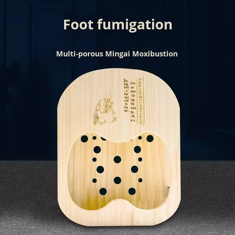 Foot Care Steaming Device Home Wellness Box Natural Wood Aroma Diffuser for Relaxation and Comfort Universal Size Suitable