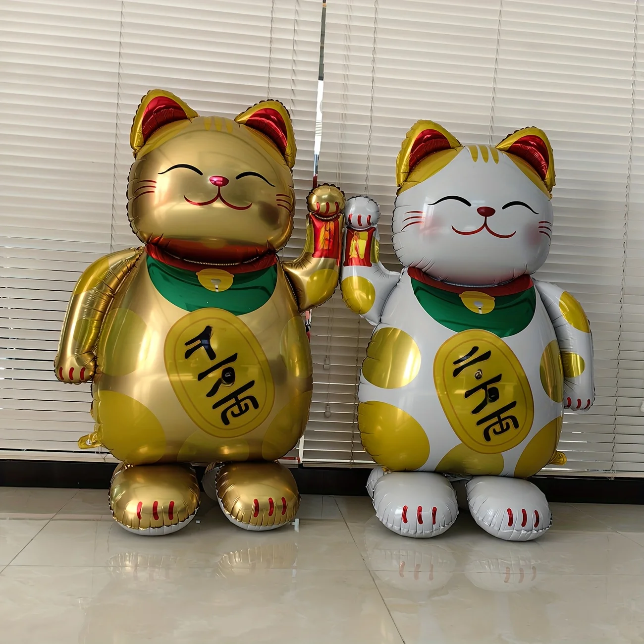 1Pc 60 Inch Lucky Cat Base Balloons, Great Festival Gifts Suitable for Festival Events and Home Display
