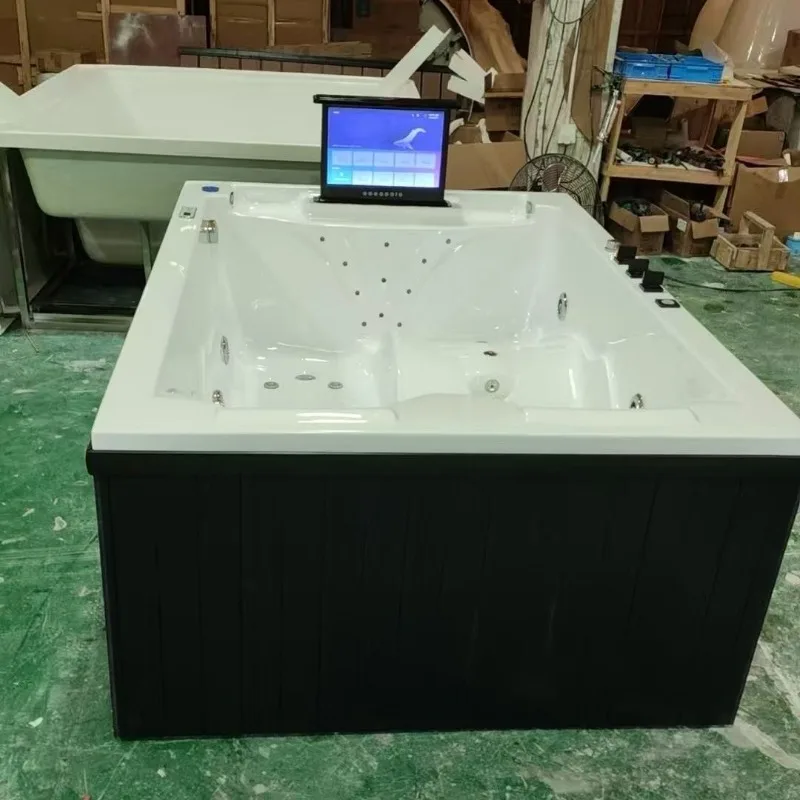 Factory Hot Sale 4 Persons Tub Outdoor Spa Tubs Pool Whirlpool Massage Bathtub Relax Swim Spa Pool for Villa Garden Hotel