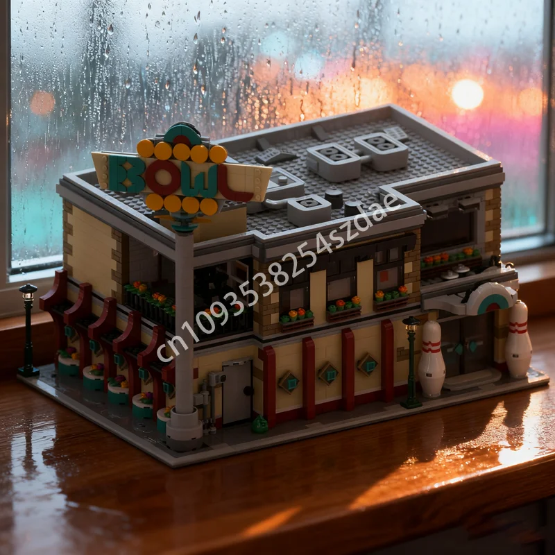 

3474 шт. MOC боулинг Suites модульная модель строительные блоки строительные DIY игрушки идея образование рождественские подарки кирпич на день рождения