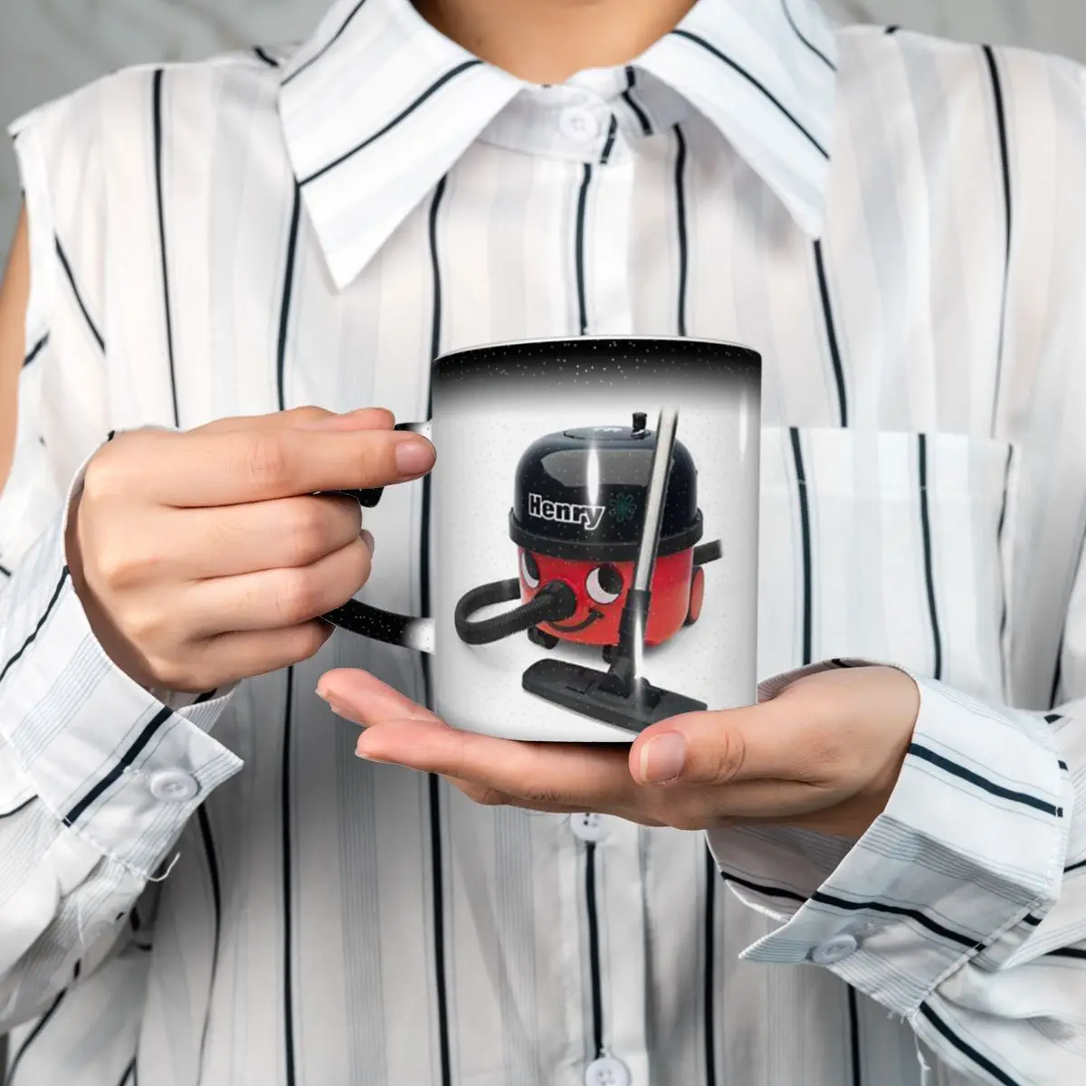 Henry Hoover Mug Funny Ceramic Coffee Cups Tea Mugs Milk Cup Drinkware Gifts for Woman Man