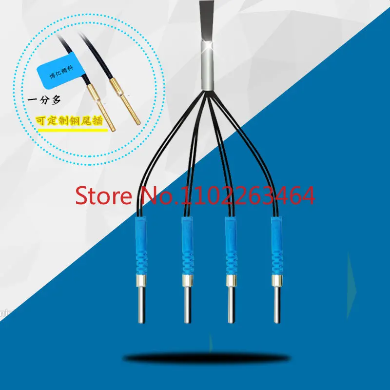 

One split, two four six amplifiers, multiple groups, multiple head optical fiber sensors, probe to reflection mold positioning