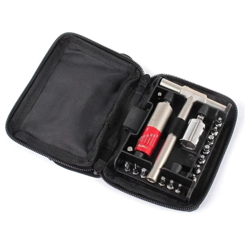 

With T Wrench Drill Bit Socket Adapter, Integrated Torque Drive Tool Set