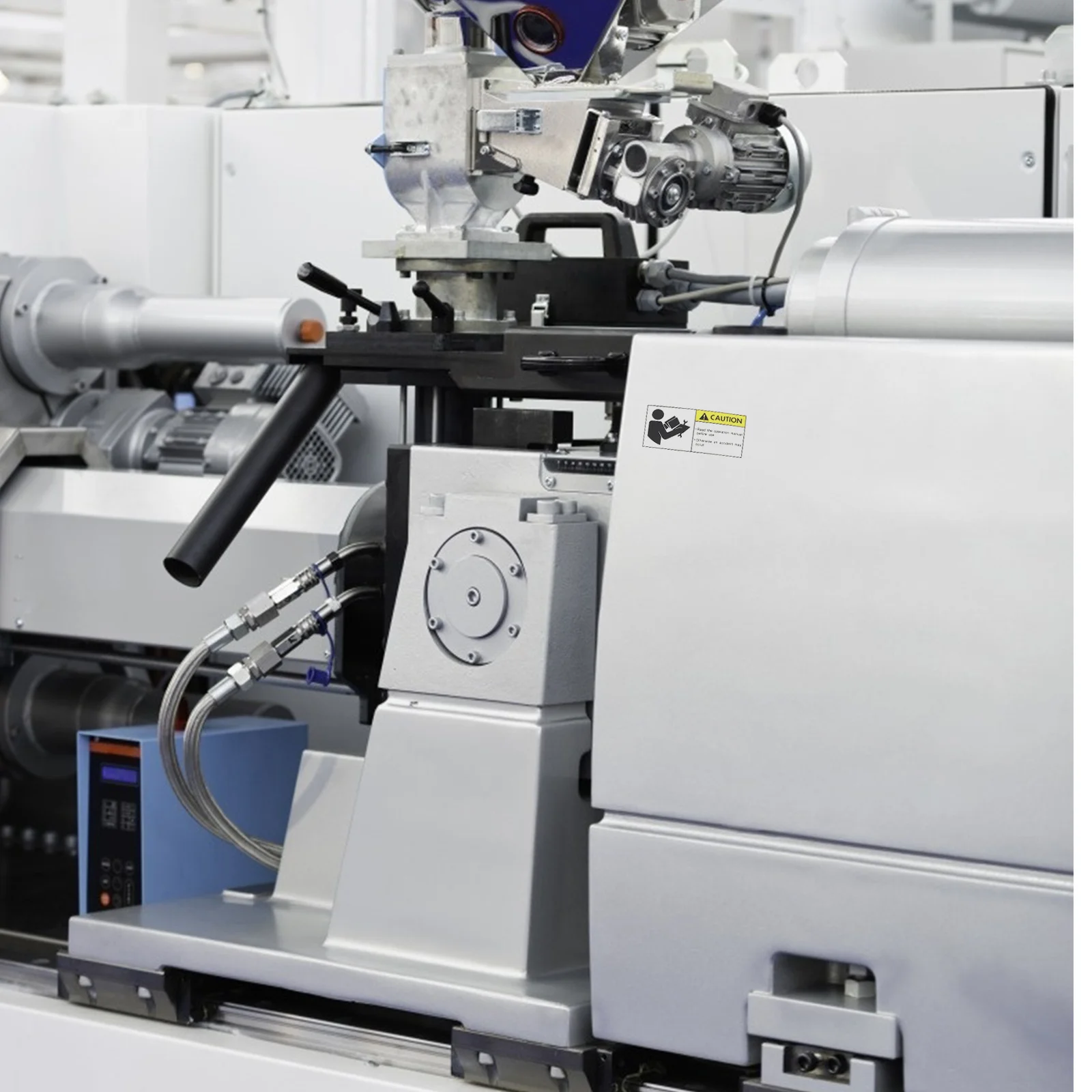 

5Pcs Caution Reading Instructions Sticker Safety Equipment Warning Decal with Excellent Durability for Warehouse Office Gym