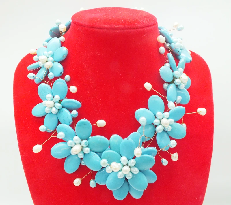 Classic Turkish stone. Flower necklace. Latest design bridal necklace 20