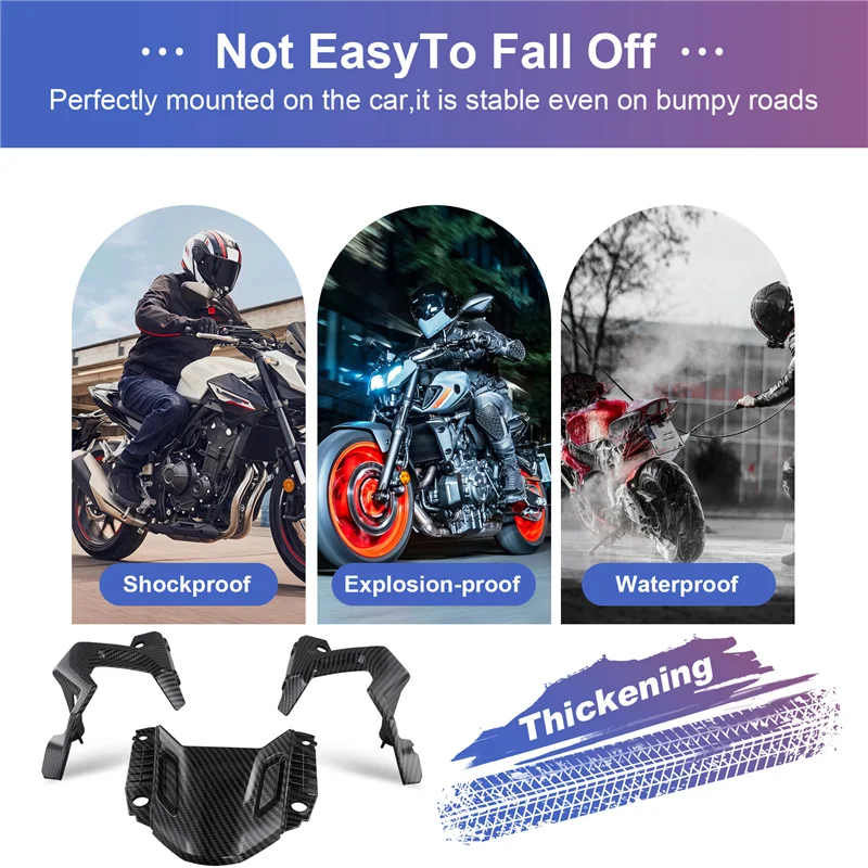 

A73X-Motorcycle Front Headlight Fairing Bracket Front Panel Fairing Cover For FZ-07 MT-07 FZ07 MT07 2018 2019 2020