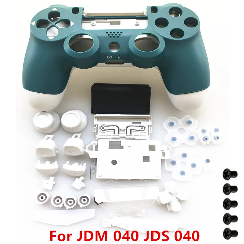 Альпийский Зеленый Полный комплект корпуса жесткий чехол для телефона с кнопками для PS4 JDS 040 чехол JDS 055 JDM-040 контроллер