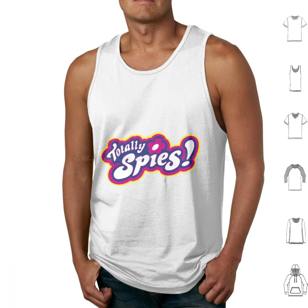 Totally Spies Totally Spies _ _ _ _ Tank Tops Vest Sleeveless Totally Spies Alex Clover Spies Sam Aesthetic Cartoon 90s Cute