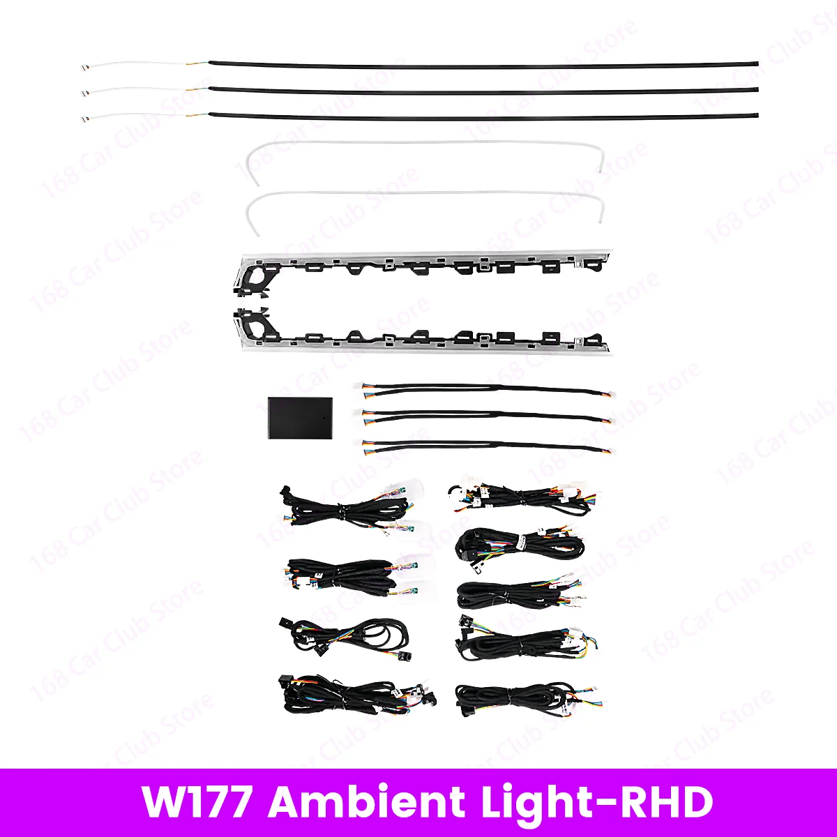 

64 Colors Ambient Light RHD Fit For Mercedes-Benz A-Class W177 A Class LED Atmosphere Lamp Outlet Advanced Lamp Part