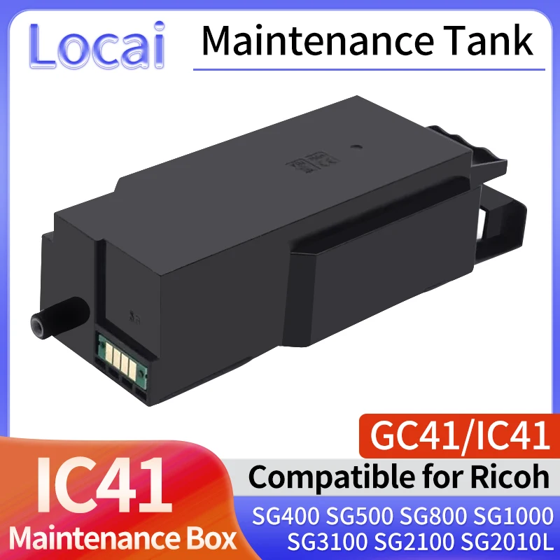 

IC41 For Ricoh GC41 Waste Ink Collector Maintenance Tank box for SAWGRASS SG400 SG500 SG800 SG1000 SG3100 SG2100 SG2010L Printer