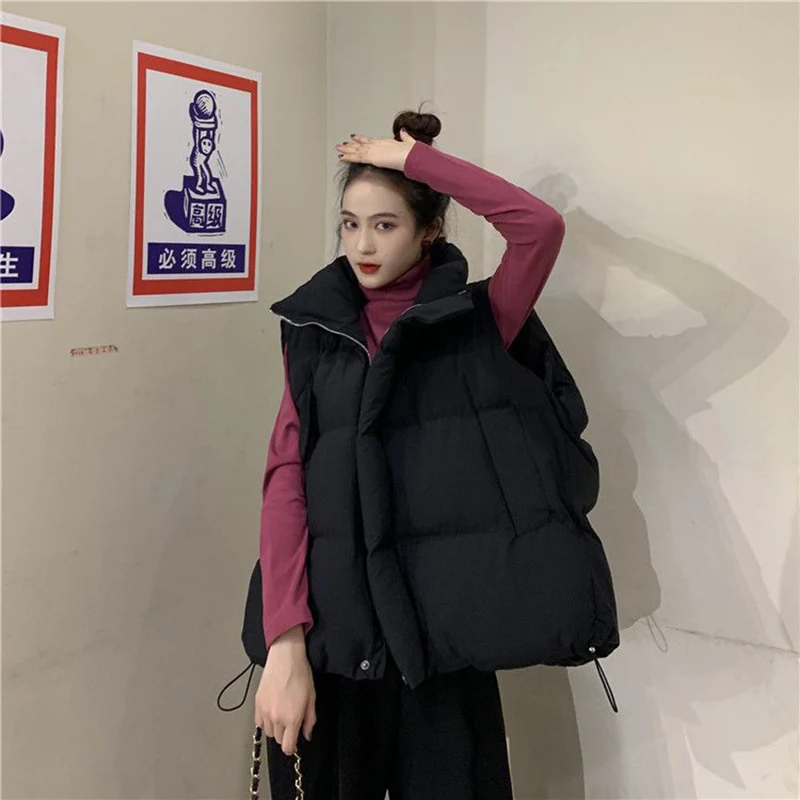 Coletes coletes grossos das mulheres botões outono tweed entalhado três botões destacável academia em camadas escola preppy sexy