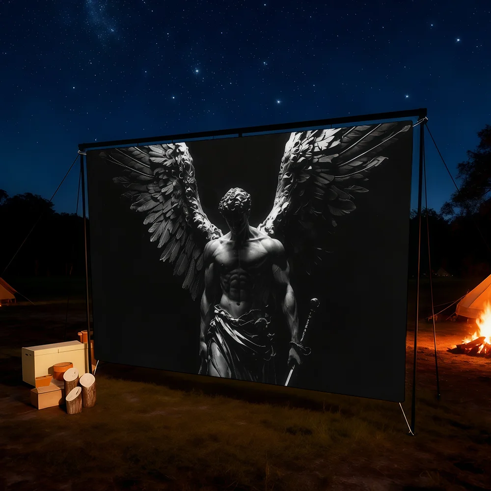 Archangel Michael Gods Flag For Room Dorm Camping Picnic Art Style Garage Bar Wall Decoration Banner