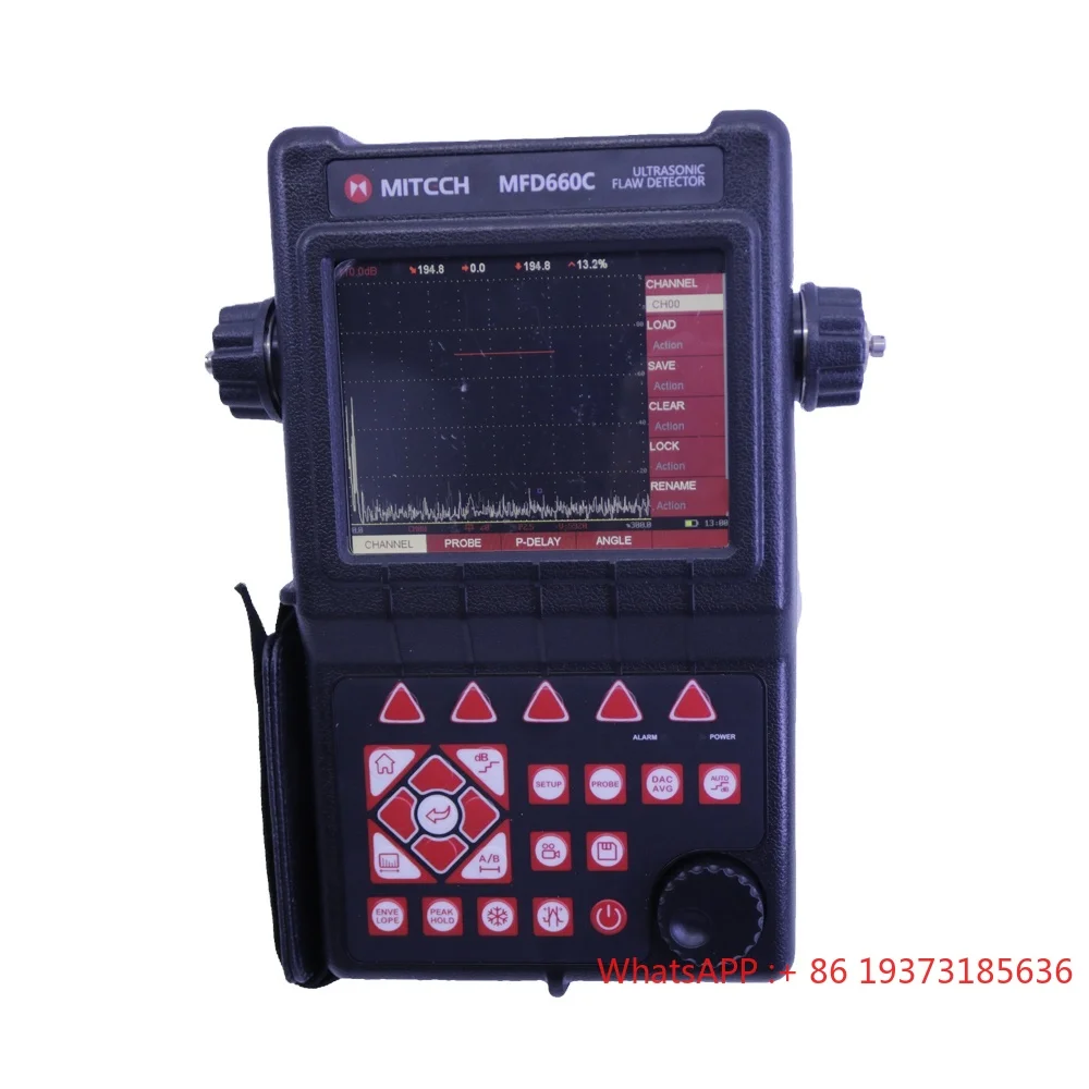 MITECH MFD660C Genuine Portable High Quality Ultrasonic Flaw Detector Support Maximum 100 Hours of Video Files