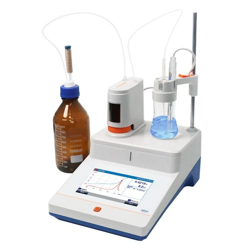 Automatic potentiometric titrator non-aqueous titration analyzer for acid-base oxidation reaction