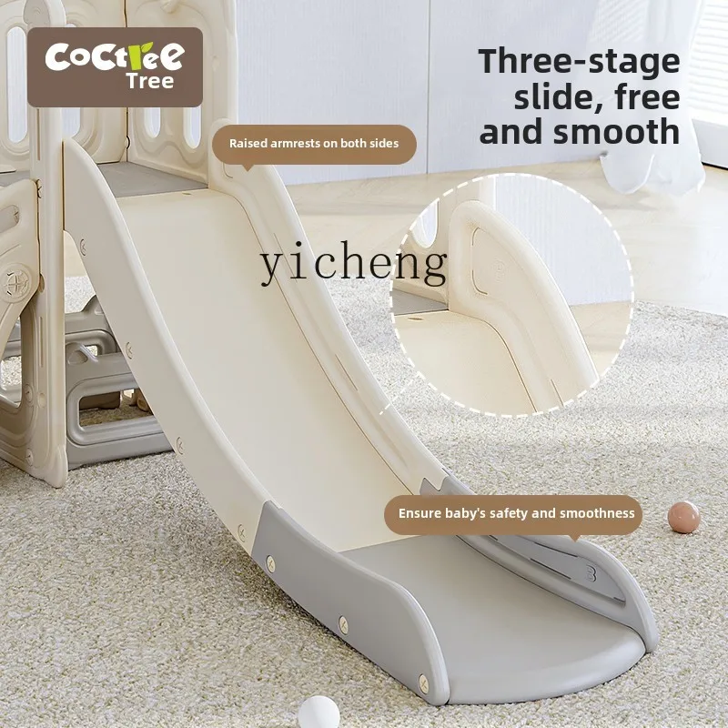 Zz – toboggan pour enfants, combinaison de balançoire de basket-ball pour enfants, cadre d'escalade multifonctionnel, petit bébé