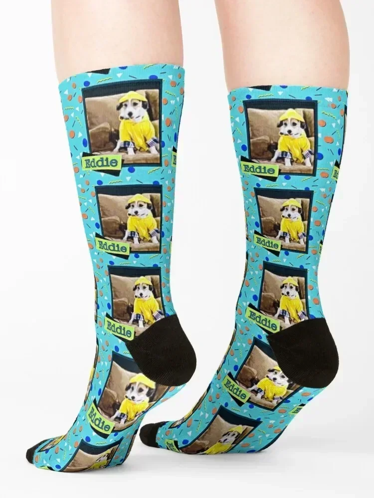 Eddie Tribute Socks happy funny gifts christmas stocking Sports Socks Ladies Men's