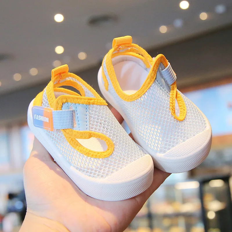 Baby Sandalen Ademende Air Mesh Kids Schoenen Mode Baby Jongens Meisjes Schoenen Zachte Zool Antislip Peuter Eerste Wandelaars Casual Schoenen