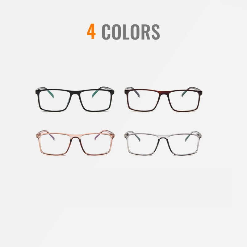 Toketorism Stylish Rectangle Women's Eyeglasses Optical Frame For Men Prescription Glasses Frames 9242