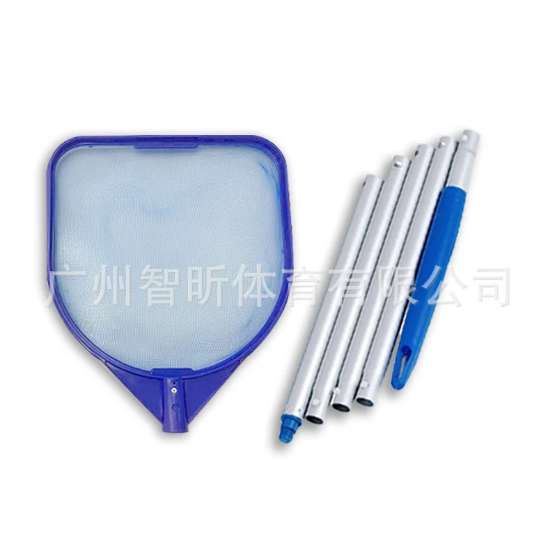 Telescopic Swimming Pool Leaf Skimmer Net With 3 Section Pole For Cleaning Fishing Garbage